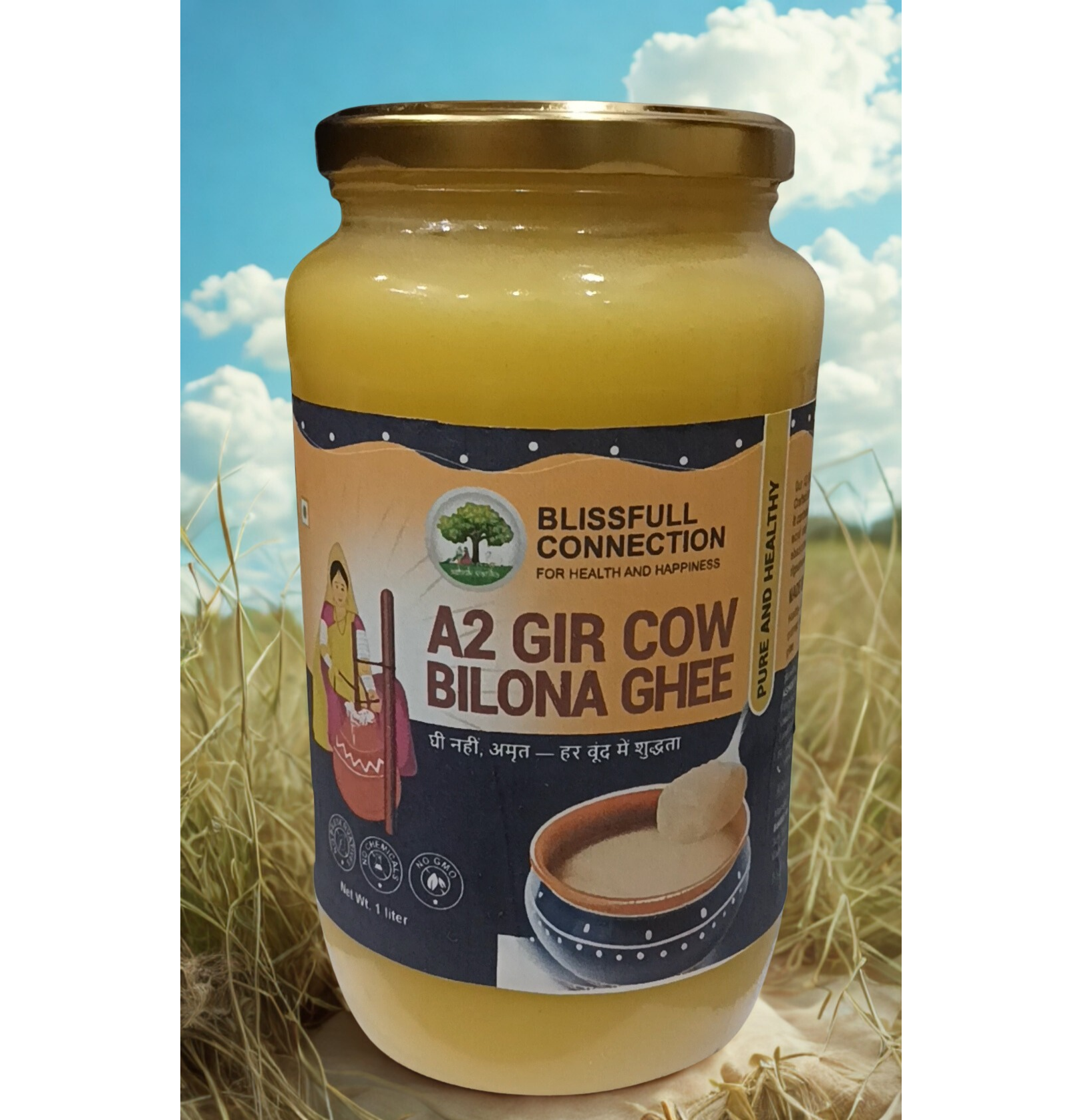 ASHOK VATIKA - A2 Gir Cow Bilona Ghee – 1 Litre