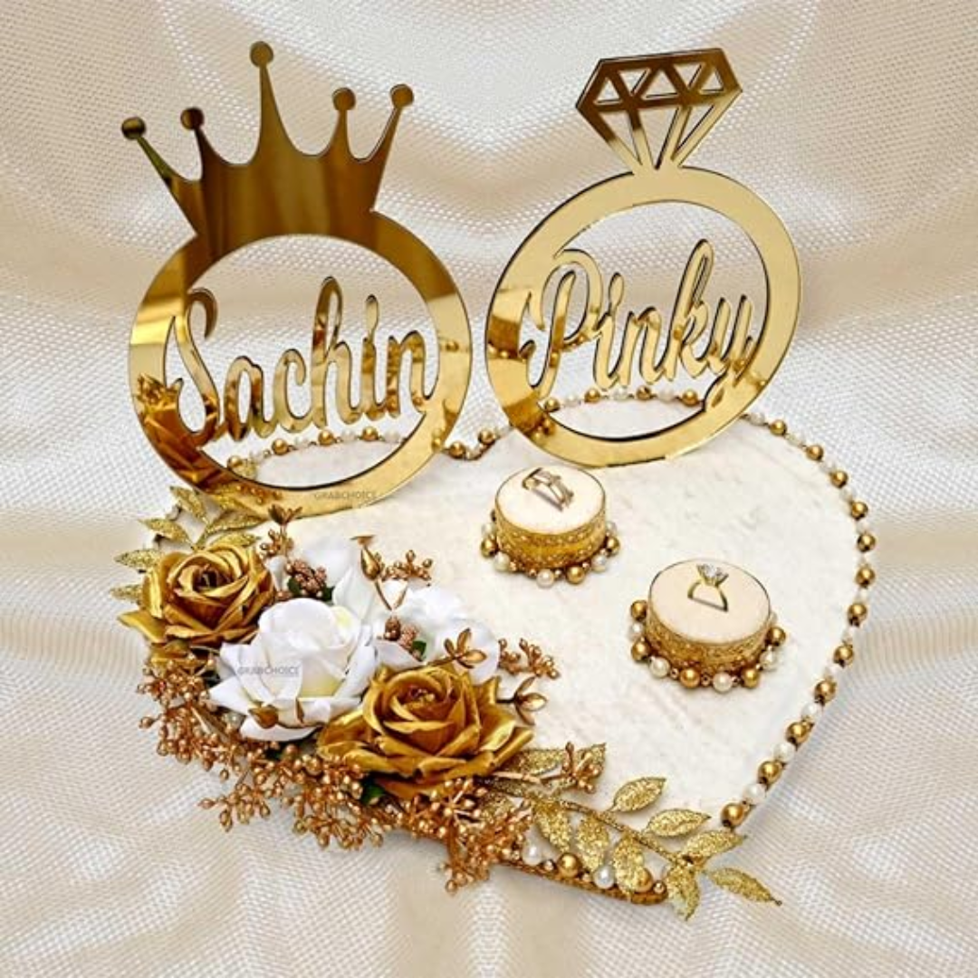 Personalized Engagement Ring Platter