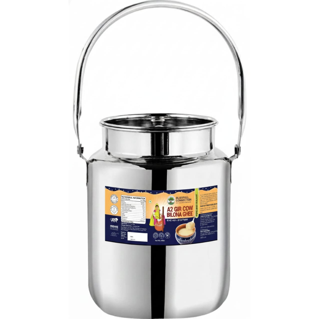 ASHOK VATIKA-A2 Gir Cow Bilona Ghee – 4 Litre